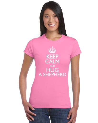 Keep Calm : Hug A Shepherd T-Shirt | Malamute Matters